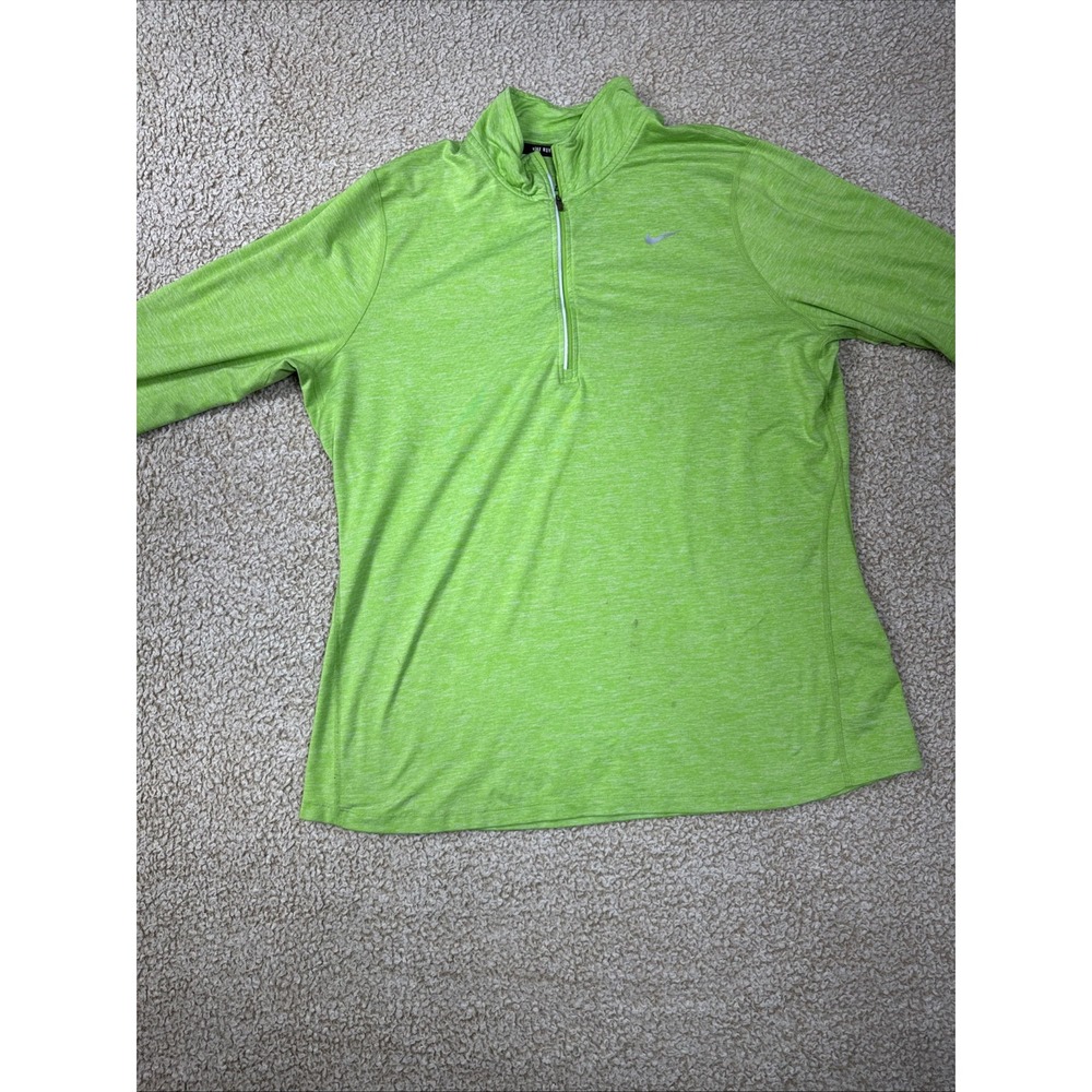 Nike Running Element Dri-Fit 1/2 Zip Mock Neck Pullover 685910-313 • Women's XL